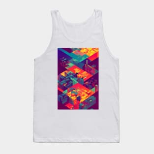 Hypnotizing Geometric Array Tank Top